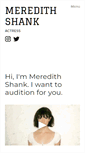 Mobile Screenshot of meredithshank.com