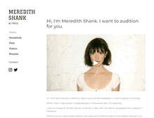 Tablet Screenshot of meredithshank.com